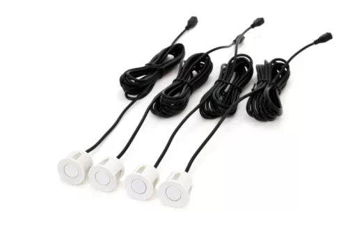 AMIO Einparkhilfe LED-Graf 3D 4 Sensor Weiß