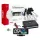 AMIO Einparkhilfe LED-Graf 3D 8 Sensor Silber