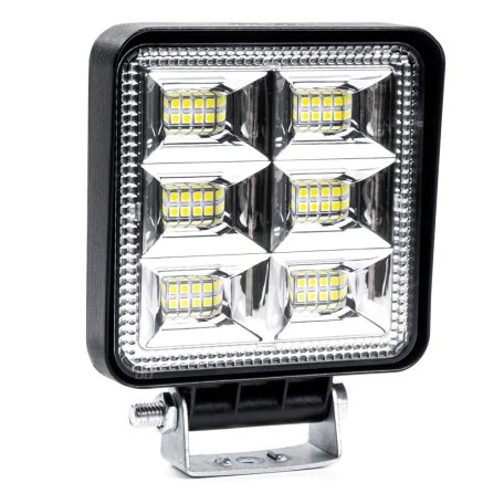 AMIO LED munkalámpa 48 LEDES négyzet alakú 9-36V 6500K 144W 7200lm E-JELES AWL37