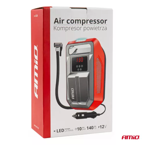 AMIO Auto-Digitalkompressor, LED-Beleuchtung, LCD-Monitor, 12V PREMIUM