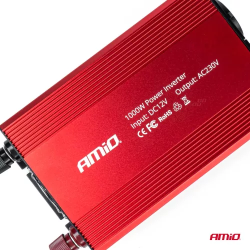 AMIO Auto-Wechselrichter 2000W 12V 230V PREMIUM