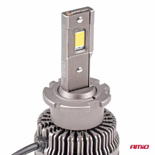 AMIO LED autó fényszóró izzó D2S D2R 6500K 8600LM 70W 9-16V XD PÁRBAN PRÉMIUM