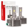 AMIO LED autó fényszóró izzó D3S 6500K 8600LM 70W 9-16V XD PÁRBAN PRÉMIUM