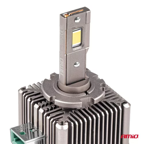 AMIO LED autó fényszóró izzó D3S 6500K 8600LM 70W 9-16V XD PÁRBAN PRÉMIUM