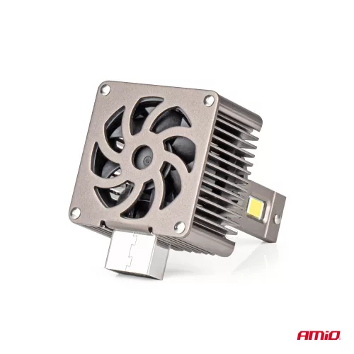 AMIO LED autó fényszóró izzó D3S 6500K 8600LM 70W 9-16V XD PÁRBAN PRÉMIUM