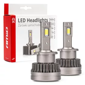   AMIO LED autó fényszóró izzó D4S D4R 6500K 8600LM 70W 9-16V XD PÁRBAN PRÉMIUM