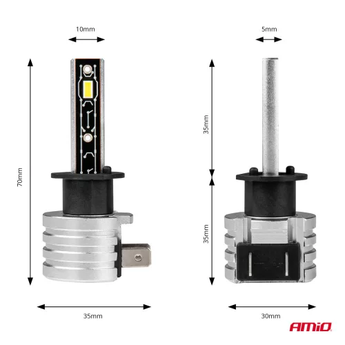 AMIO LED-Autoscheinwerferlampe H-MINI H1 PREMIUM