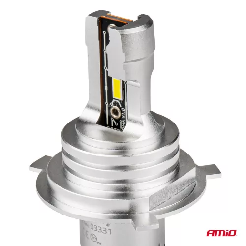 AMIO fényszóró izzó H-MINI H4 6500K PRÉMIUM