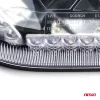 AMIO Blinklichtbrücke mit 48 gelben LEDs, magnetisch, verschraubbar, 12/24 V, 26 W