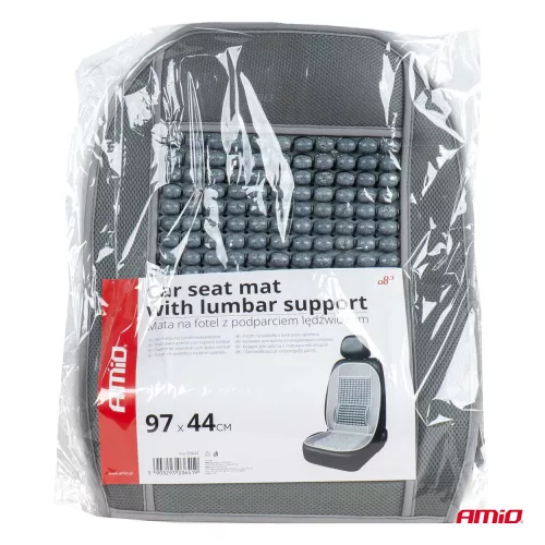 AMIO Sitzmatte mit Lendenwirbelstütze AMIO-03641