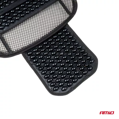 AMIO Belüftete Sitzmatte mit Lordosenstütze AMIO-03646