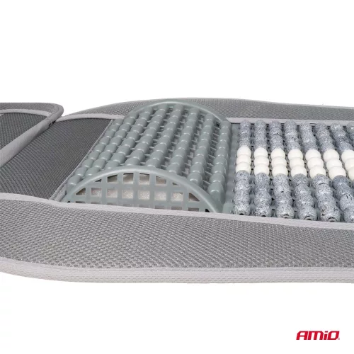 AMIO Sitzmatte mit Lendenwirbelstütze und Kopfstütze AMIO-03647