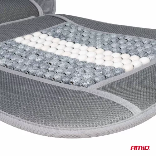AMIO Sitzmatte mit Lendenwirbelstütze und Kopfstütze AMIO-03647