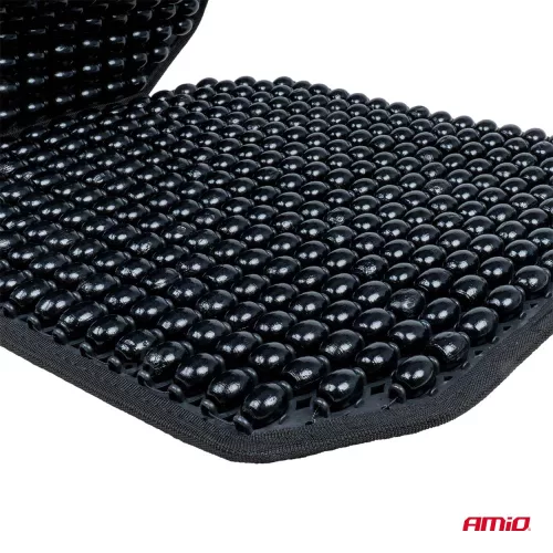 AMIO Sitzmatte mit Lendenwirbelstütze und Kopfstütze AMIO-03650