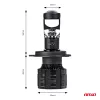 AMIO LED-Scheinwerfer H7 PL Lens-Serie AMIO-03668