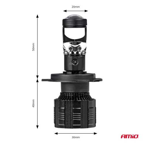 AMIO LED-Scheinwerfer H7 PL Lens-Serie AMIO-03668