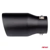 AMIO Auspuffblende, matt schwarz, Edelstahl 04061