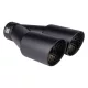 AMIO Auspuffendrohr, doppelt matt, aus säurebeständigem Edelstahl 04063