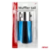 AMIO Auspuffendrohr aus blauem, säurebeständigem Edelstahl 04066
