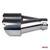 AMIO Auspuffendrohr, doppelt verchromt, säurebeständiger Edelstahl 04068 PREMIUM