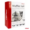 AMIO Auspuffendrohr, doppelt verchromt, säurebeständiger Edelstahl 04068 PREMIUM