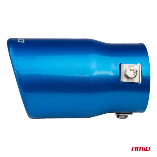 AMIO Auspuffendrohr aus blauem, säurebeständigem Edelstahl 04072