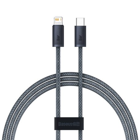 BASEUS USB-C kábel Lightning Dynamic sorozathoz, 20 W, 100 cm szürke