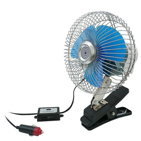 Carcommerce autó ventilátor tapadókoronggal 6" 24V fém csipesszel