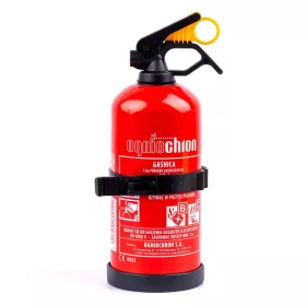AMIO Pulverfeuerlöscher GP-1 BC mit Wandfixer