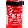 AMIO Pulverfeuerlöscher ABC mit vorhandenem Messgerät und Wandfixierung, 1 kg