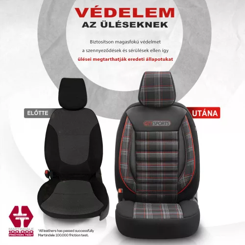 Dacia Dokker OTOM Universelles Sitzbezug-Set GTI SPORT 801 Premium