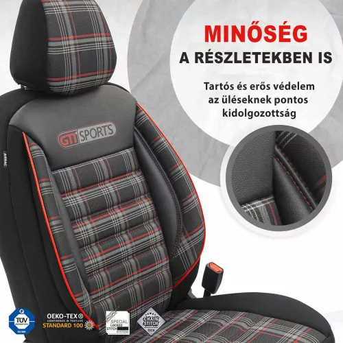 Dacia Dokker OTOM Universelles Sitzbezug-Set GTI SPORT 801 Premium