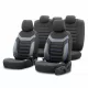 Volkswagen Amarok OTOM Universelles Sitzbezug-Set INDIVIDUAL 203 Schwarz/blau 3-ZIP Premium
