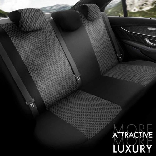 Mercedes 190-es series OTOM Universelles Sitzbezug-Set TORO 902 BLACK/SMOKED NZ Premium