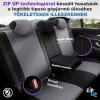 Dacia Dokker OTOM Universelles Sitzbezug-Set RUBY 1202 grau/Schwarz 3-ZIP Premium