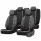 Volkswagen Crafter OTOM Universelles Sitzbezug-Set HORIZON 1805 Schwarz orange 3-ZIP Premium