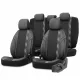 Volkswagen Amarok OTOM Universelles Sitzbezug-Set HORIZON 1808 Schwarz grau 3-ZIP Premium