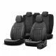 Citroen C4 Grand Picasso OTOM Universelles Sitzbezug-Set SWAN 501 Schwarz 3-ZIP Premium