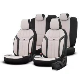   Dacia Dokker OTOM Universelles Sitzbezug-Set SWAN 503 Beige 3-ZIP Premium