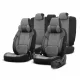 Volkswagen Scirocco OTOM Universelles Sitzbezug-Set VOYAGER 102 Schwarz grau 3-ZIP Premium