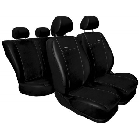 Üléshuzat AUDI A4 B6 szedán és kombi 2000-2004-ig Auto-Dekor Premium Eco bőr és alkantara kombináció