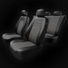 OPEL TIGRA Auto-dekor univerzális üléshuzat PREMIUM A MÉRET szett eco bőr és velúr kombináció