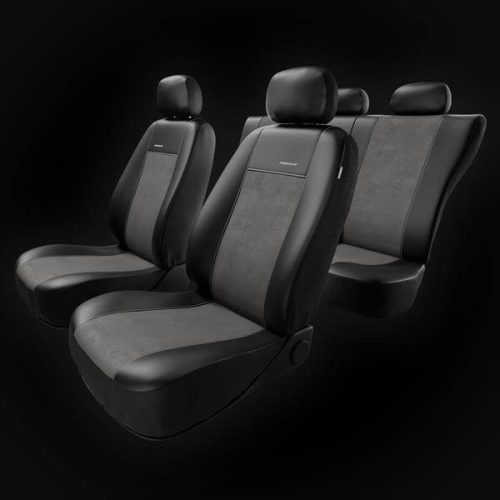 OPEL TIGRA Auto-dekor univerzális üléshuzat PREMIUM A MÉRET szett eco bőr és velúr kombináció