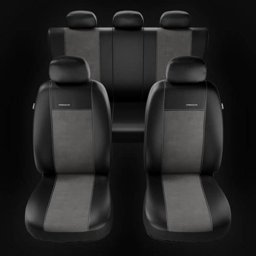 OPEL TIGRA Auto-dekor univerzális üléshuzat PREMIUM A MÉRET szett eco bőr és velúr kombináció