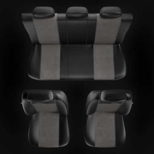 OPEL TIGRA Auto-dekor univerzális üléshuzat PREMIUM A MÉRET szett eco bőr és velúr kombináció