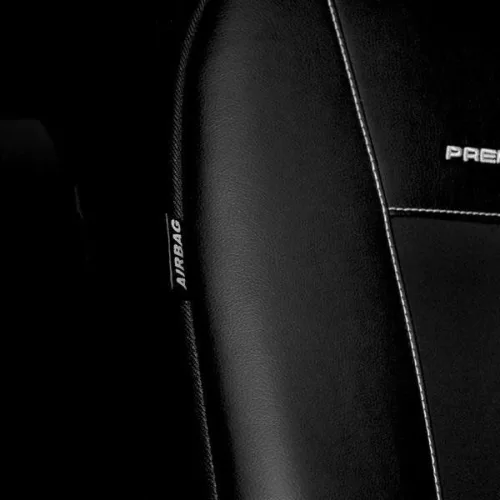 Üléshuzat AUDI A4 B7 szedán és kombi 2004-2008-ig Auto-Dekor Premium Eco bőr és alkantara kombináció