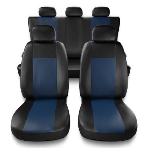 TOYOTA AURIS  Auto-Deko universelles Comfort Eco-Leder Sitzbezug-Set schwarz – in wählbaren Farben
