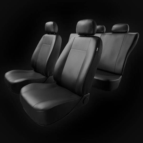 TOYOTA AURIS  Auto-Deko universelles Comfort Eco-Leder Sitzbezug-Set schwarz – in wählbaren Farben