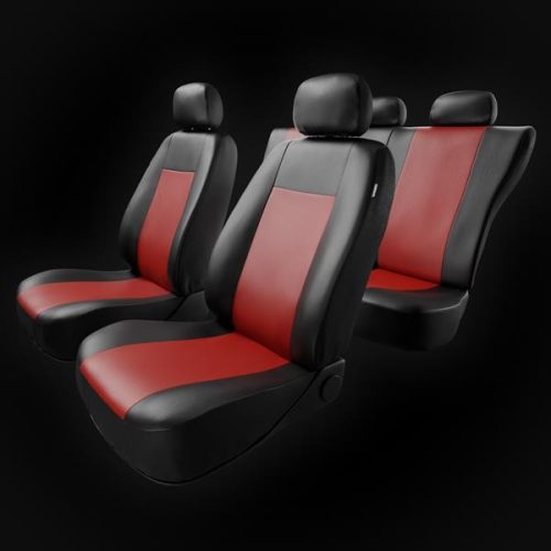 TOYOTA AURIS  Auto-Deko universelles Comfort Eco-Leder Sitzbezug-Set schwarz – in wählbaren Farben