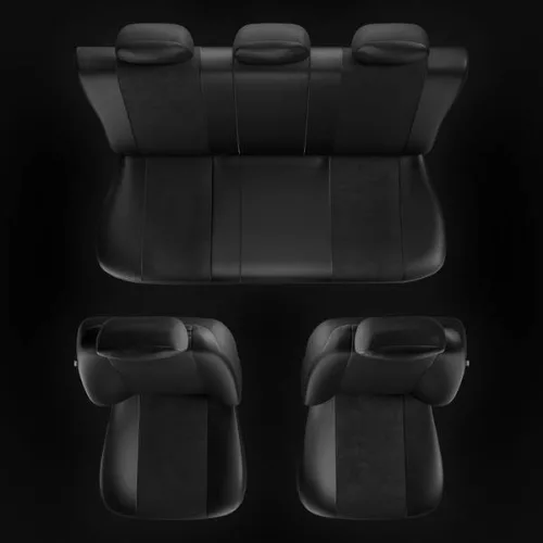 HONDA ACCORD Auto-dekor universaler Autositzbezug SUPERIOR set Kombination aus Kunstleder und Kunstvelours